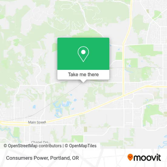 Consumers Power map