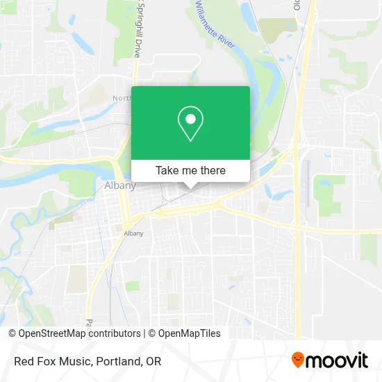 Red Fox Music map