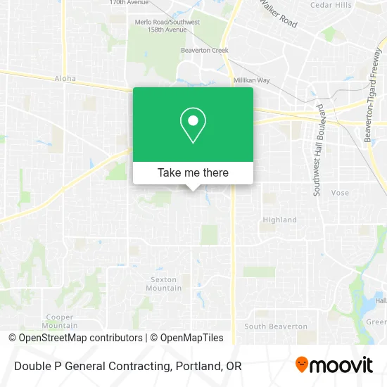 Double P General Contracting map
