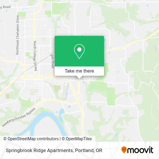 Springbrook Ridge Apartments map