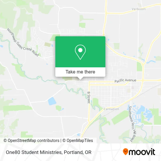 One80 Student Ministries map