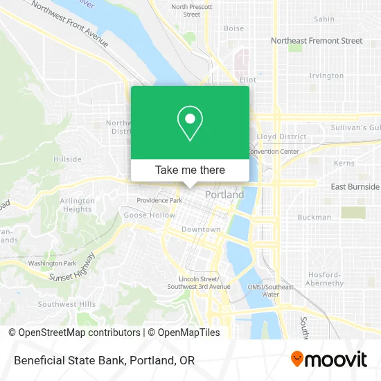 Beneficial State Bank map