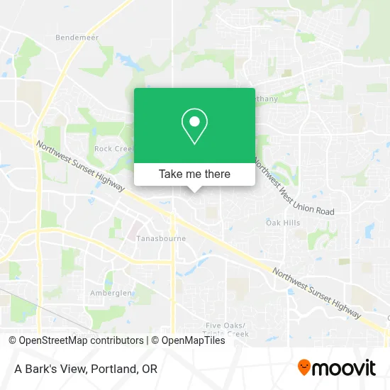 A Bark's View map