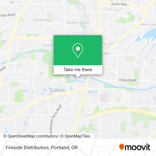 Fireside Distributors map