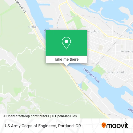 US Army Corps of Engineers map