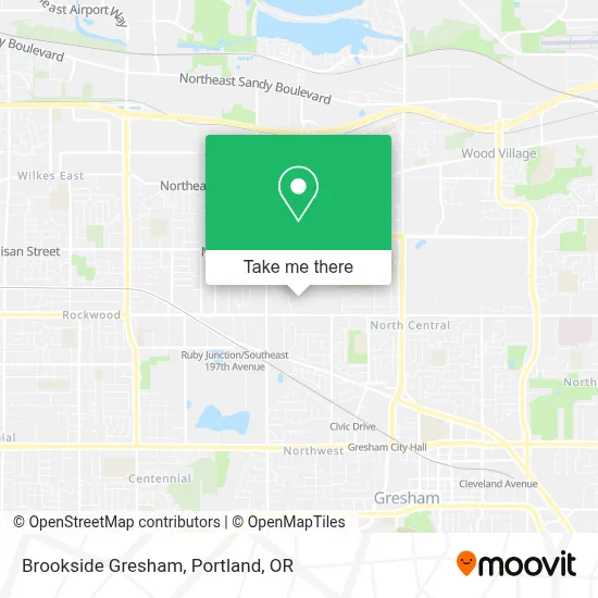 Brookside Gresham map