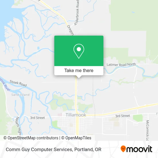 Comm Guy Computer Services map