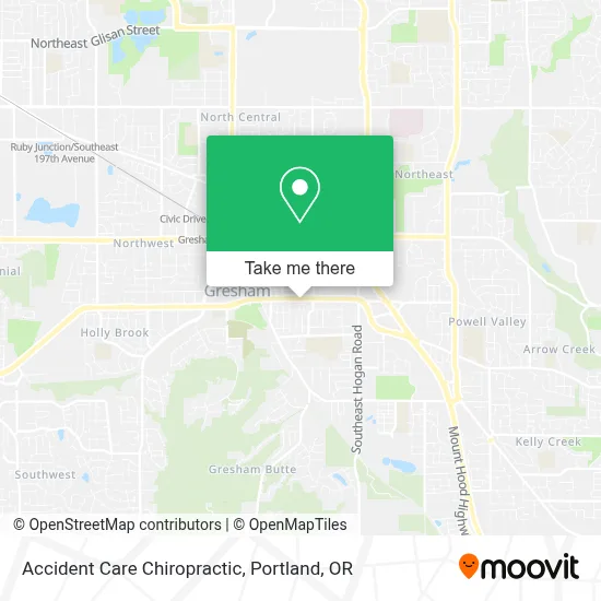 Accident Care Chiropractic map