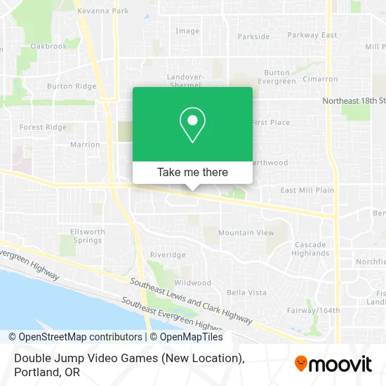 Double Jump Video Games (New Location) map