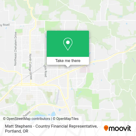 Matt Stephens - Country Financial Representative map