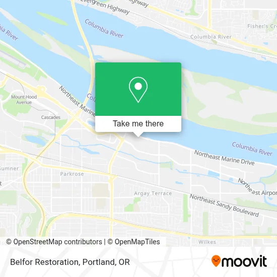 Belfor Restoration map