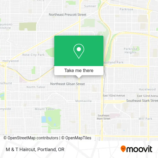 M & T Haircut map