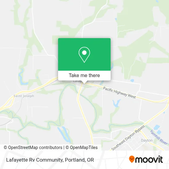 Lafayette Rv Community map