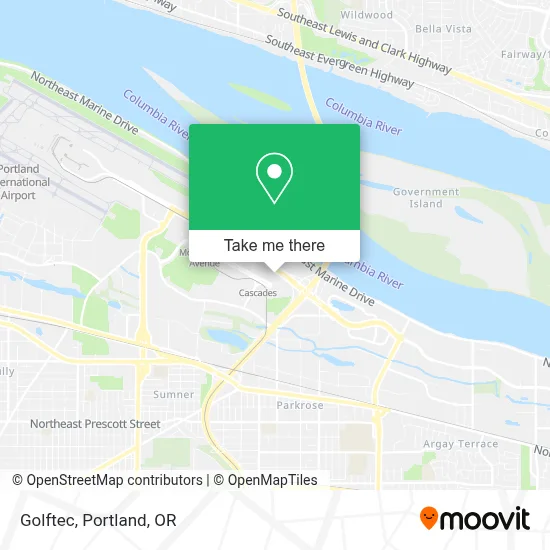 Golftec map