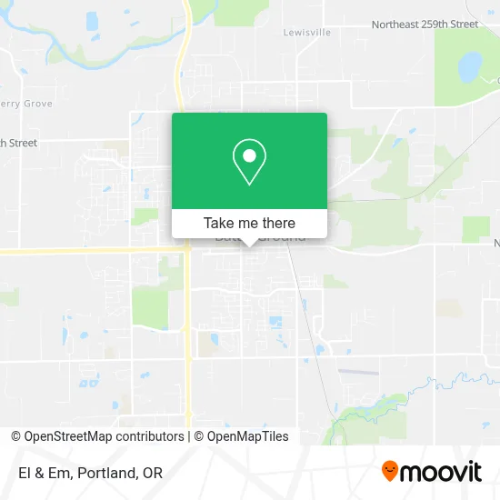 El & Em map