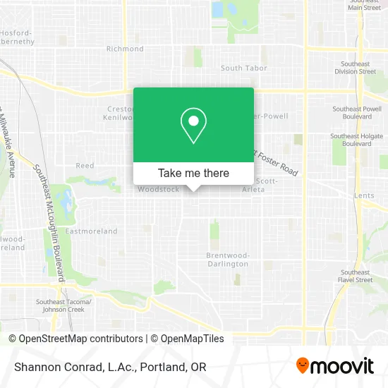 Shannon Conrad, L.Ac. map