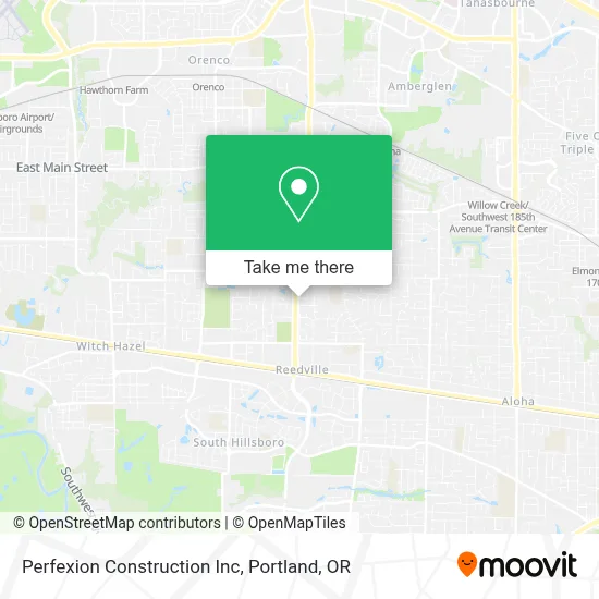 Perfexion Construction Inc map