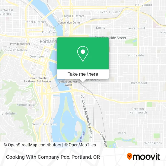 Cooking With Company Pdx map