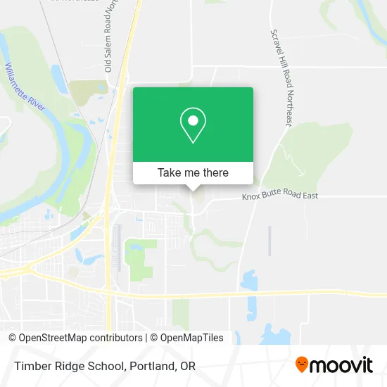 Timber Ridge School map