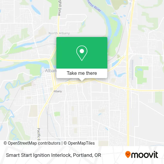 Smart Start Ignition Interlock map