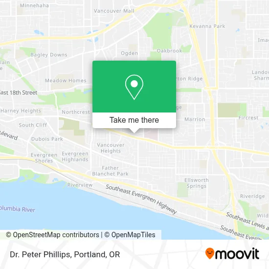 Dr. Peter Phillips map