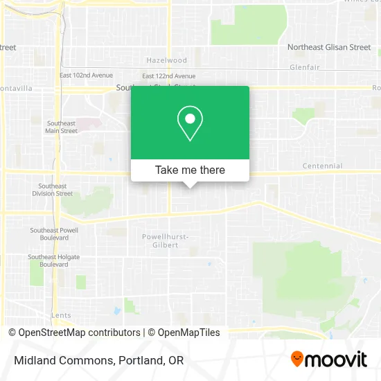 Midland Commons map