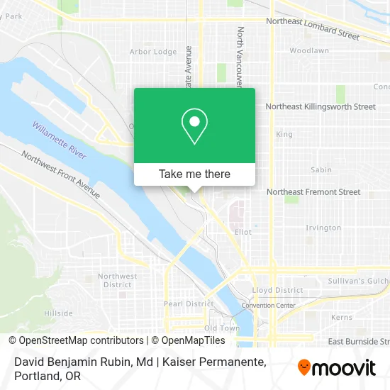 David Benjamin Rubin, Md | Kaiser Permanente map