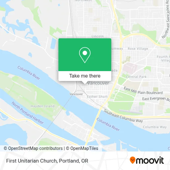 First Unitarian Church map