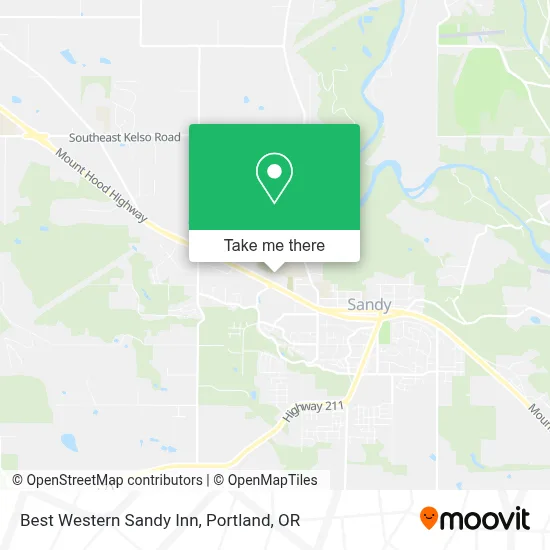 Best Western Sandy Inn map