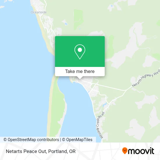 Netarts Peace Out map