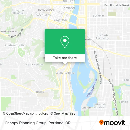 Canopy Planning Group map