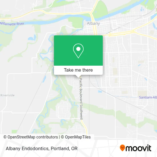 Albany Endodontics map