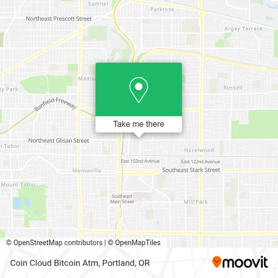 Coin Cloud Bitcoin Atm map