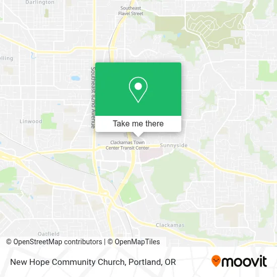 New Hope Community Church map