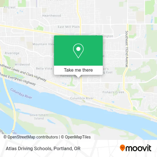Atlas Driving Schools map
