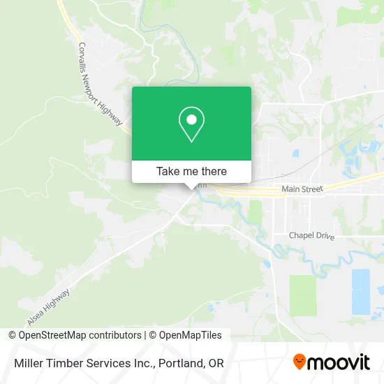 Miller Timber Services Inc. map
