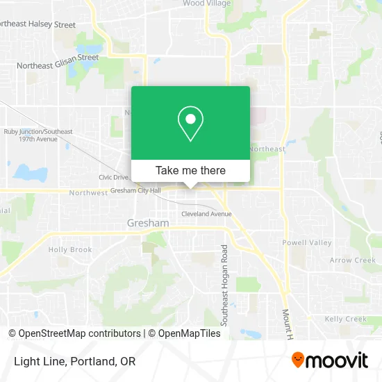 Light Line map