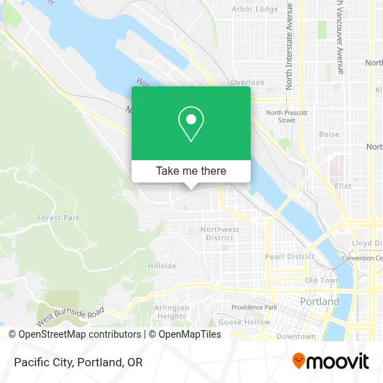 Pacific City map