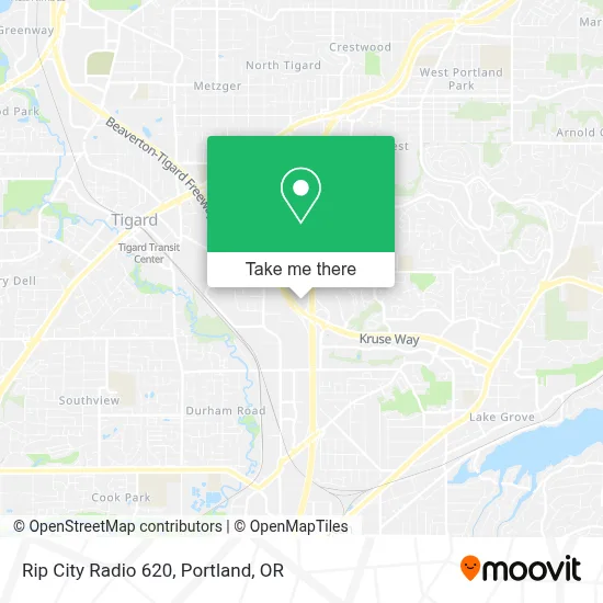 Rip City Radio 620 map