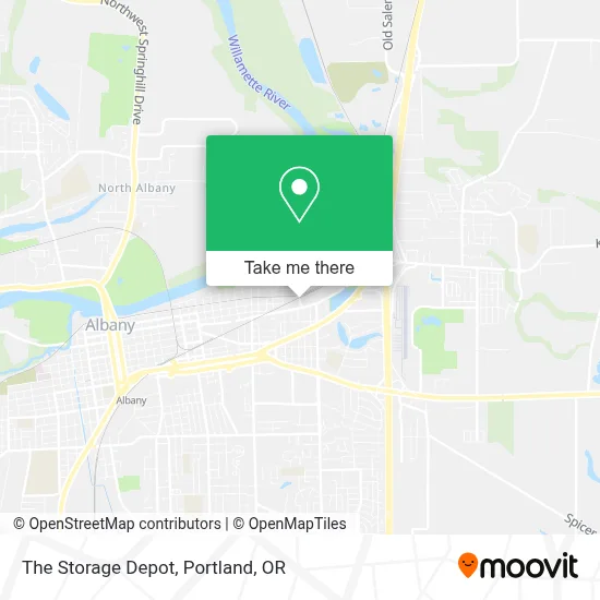 The Storage Depot map