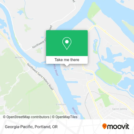 Georgia-Pacific map