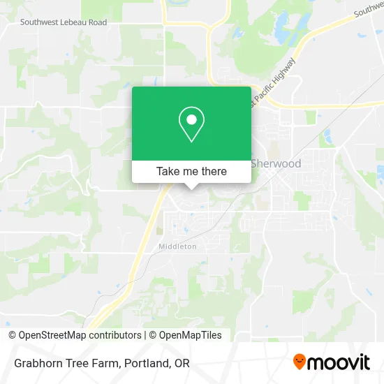 Grabhorn Tree Farm map