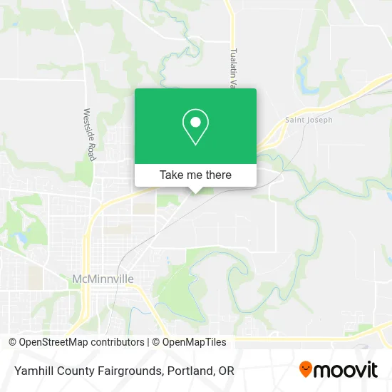 Yamhill County Fairgrounds map