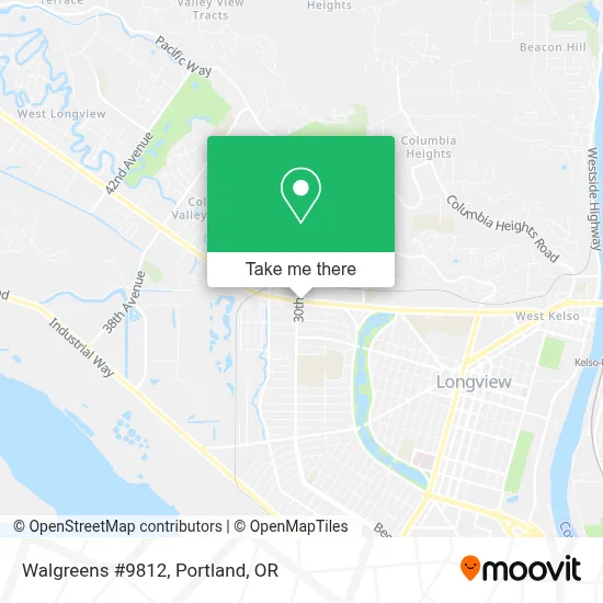 Walgreens #9812 map