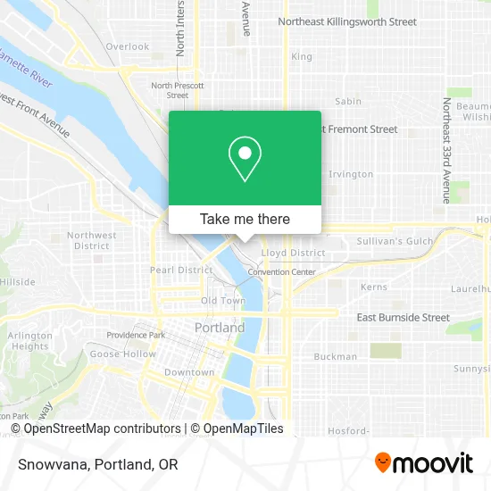 Snowvana map