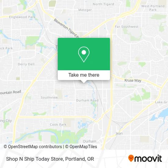 Shop N Ship Today Store map