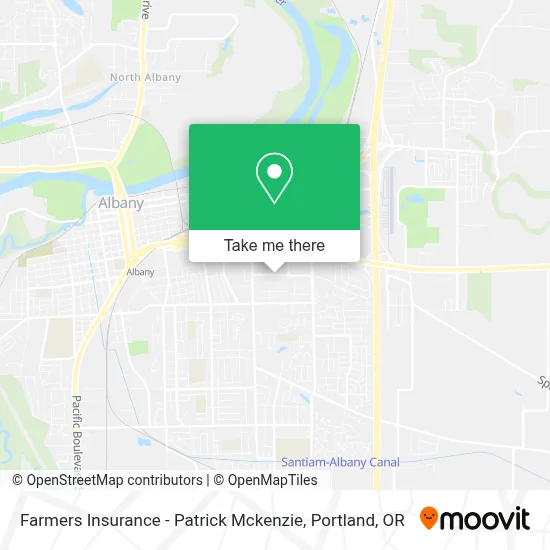 Farmers Insurance - Patrick Mckenzie map