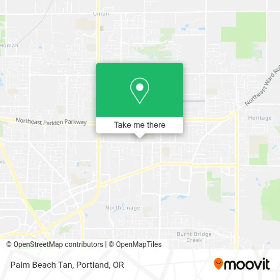 Palm Beach Tan map