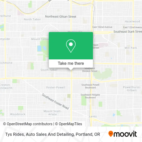 Tys Rides, Auto Sales And Detailing map