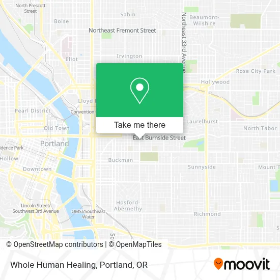 Whole Human Healing map